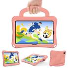 For Honor Pad V7 10.4 2024 Handle Football Shaped EVA Shockproof Tablet Case(Light Pink) - 2