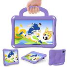 For Honor Pad V7 11 2021 Handle Football Shaped EVA Shockproof Tablet Case(Light Purple) - 2