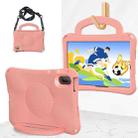 For Honor Pad V7 11 2021 Handle Football Shaped EVA Shockproof Tablet Case(Light Pink) - 1