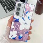 For Samsung Galaxy A55 5G Electroplating Flowers Plants Texture TPU Phone Case(Bougainvillea FL8) - 1