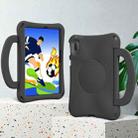 For Huawei MatePad SE 11 2024 Handle Football Shaped EVA Shockproof Tablet Case(Black) - 3