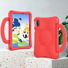 For Huawei MatePad SE 11 2024 Handle Football Shaped EVA Shockproof Tablet Case(Red) - 3