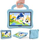 For Huawei MatePad SE 10.1 2022 Handle Football Shaped EVA Shockproof Tablet Case(Light Blue) - 2