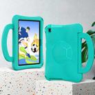 For Huawei MatePad SE 10.1 2022 Handle Football Shaped EVA Shockproof Tablet Case(Mint  Green) - 3