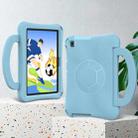 For Huawei Enpoy Tablet2 Handle Football Shaped EVA Shockproof Tablet Case(Light Blue) - 3