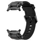 For Samsung Galaxy Watch Ultra 47mm Black Connector Quick Release Silicone Watch Band(Black) - 2