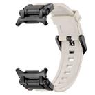 For Samsung Galaxy Watch Ultra 47mm Black Connector Quick Release Silicone Watch Band(Starlight) - 2