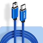 ENKAY ENK-CB169USB C / Type-C to Mini USB 2.0 Charging Cord Data Cable, Length 1m(Blue) - 1