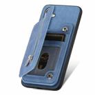 For OnePlus Nord CE4 / Ace 3V Retro MagSafe Zipper Wallet Card Bag Back Phone Case(Blue) - 3