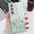 For Samsung Galaxy S24 FE 5G Electroplating Flower Texture TPU Phone Case(Little Wildflower SH3) - 1