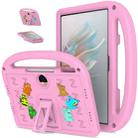 For Honor Pad 9 12.1 Cartoon Sparrow EVA Shockproof Tablet Case(Pink) - 1