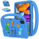 For Honor Pad X8a / X9 2024 Cartoon Sparrow EVA Shockproof Tablet Case(Blue) - 1