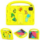 For Honor Pad X8a / X9 2024 Cartoon Sparrow EVA Shockproof Tablet Case(Yellow) - 2