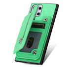 For Samsung Galaxy S24 Ultra 5G Retro MagSafe Zipper Wallet Card Bag Back Phone Case(Green) - 3