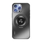 For iPhone 13 Pro Max Cooling MagSafe Holder Phone Case with Lens Film(Graphite Gray) - 1