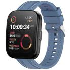 For Amazfit Bip 5 / GTR 4 / GTR 3 Quick Release Two Side Stitching Silicone Watch Band(Light Blue) - 1