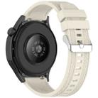 For Amazfit Bip 5 / GTR 4 / GTR 3 Quick Release Two Side Stitching Silicone Watch Band(Starlight) - 2
