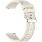 For Amazfit Bip 5 / GTR 4 / GTR 3 Quick Release Two Side Stitching Silicone Watch Band(Starlight) - 3
