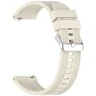 For Samsung Galaxy Watch3 45mm Quick Release Two Side Stitching Silicone Watch Band(Starlight) - 3