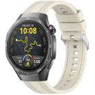 For Huawei Watch GT5 Pro 46mm Quick Release Two Side Stitching Silicone Watch Band(Starlight) - 1