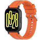 For Redmi Watch 5 Active / Watch 5 Lite Quick Release Two Side Stitching Silicone Watch Band(Orange) - 1