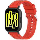 For Redmi Watch 5 Active / Watch 5 Lite Quick Release Two Side Stitching Silicone Watch Band(Red) - 1