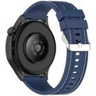 For Xiaomi Watch S4 Sport Quick Release Two Side Stitching Silicone Watch Band(Dark Blue) - 2