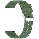 For Xiaomi Watch S4 Sport Quick Release Two Side Stitching Silicone Watch Band(Spruce Green) - 3