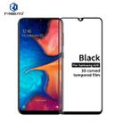 PINWUYO 9H 3D Curved Tempered Glass Film for Galaxy A20 （black） - 1