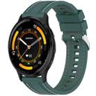 For Garmin Venu 3 Quick Release Two Side Stitching Silicone Watch Band(Olive Green) - 1