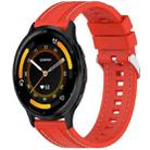 For Garmin Venu 3 Quick Release Two Side Stitching Silicone Watch Band(Red) - 1