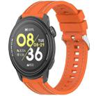 For COROS Pace 3 Quick Release Two Side Stitching Silicone Watch Band(Orange) - 1
