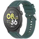 For COROS Pace 3 Quick Release Two Side Stitching Silicone Watch Band(Olive Green) - 1