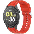 For COROS Pace 3 Quick Release Two Side Stitching Silicone Watch Band(Red) - 1