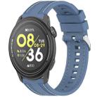 For COROS Pace 3 Quick Release Two Side Stitching Silicone Watch Band(Light Blue) - 1