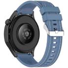 For COROS Pace 3 Quick Release Two Side Stitching Silicone Watch Band(Light Blue) - 2