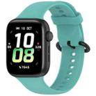 For Honor Watch 5 Solid Color Soft Silicone Watch Band(Green) - 1