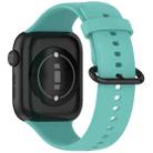 For Honor Watch 5 Solid Color Soft Silicone Watch Band(Green) - 2