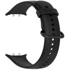 For Honor Watch 5 Solid Color Soft Silicone Watch Band(Black) - 3