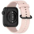 For Honor Watch 5 Solid Color Soft Silicone Watch Band(Pink) - 2