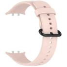 For Honor Watch 5 Solid Color Soft Silicone Watch Band(Pink) - 3