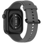 For Honor Watch 5 Solid Color Soft Silicone Watch Band(Dark Gray) - 2