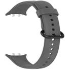 For Honor Watch 5 Solid Color Soft Silicone Watch Band(Dark Gray) - 3