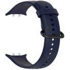 For Honor Watch 5 Solid Color Soft Silicone Watch Band(Dark Blue) - 3