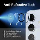 For Samsung Galaxy S25 5G NORTHJO Camera Lens Protector CD Metal Ring Tempered Glass Film(Blue) - 3