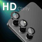 For Samsung Galaxy S25+ 5G NORTHJO Camera Lens Protector CD Metal Ring Tempered Glass Film(Black) - 2