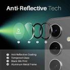 For Samsung Galaxy S25+ 5G NORTHJO Camera Lens Protector CD Metal Ring Tempered Glass Film(Black) - 3