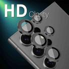 For Samsung Galaxy S25 Ultra 5G NORTHJO Camera Lens Protector CD Metal Ring Tempered Glass Film(Black) - 2