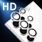 For Samsung Galaxy S25 Ultra 5G NORTHJO Camera Lens Protector CD Metal Ring Tempered Glass Film(Silver) - 2