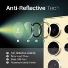 For Samsung Galaxy S25 Ultra 5G NORTHJO Camera Lens Protector CD Metal Ring Tempered Glass Film(Gold) - 3